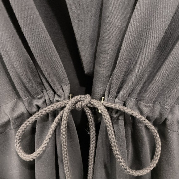 Lane Bryant Navy Blue Draped Cardigan With Drawstring Ties NWT Women's Size 22 - Picture 3 of 9